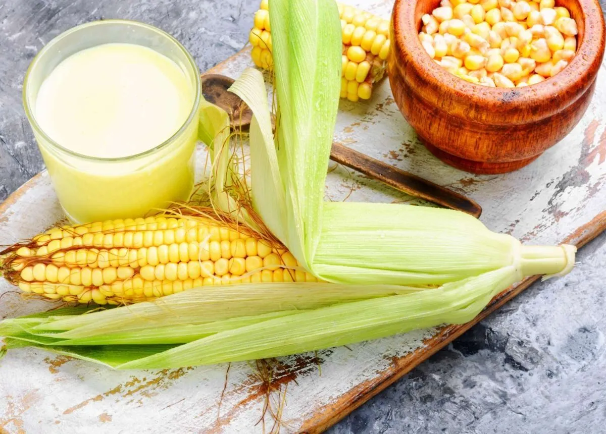 Sữa ngô hạt sen